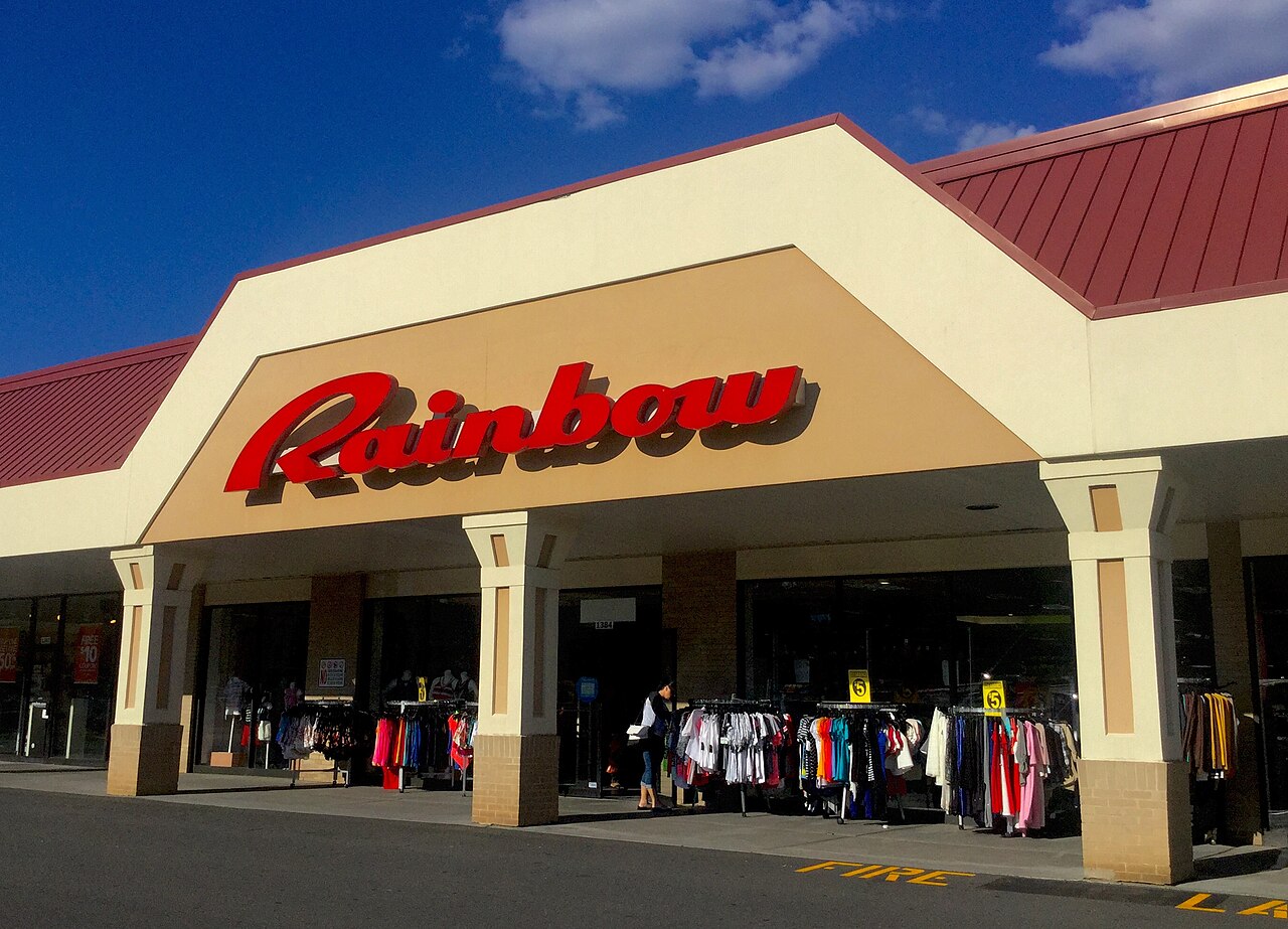 A Rainbow clothing store in Wethersfield, Connecticut, one of the Rainbow Shops stores run by Rainbow USA